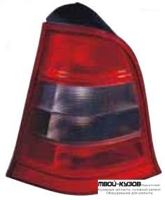 ФОНАРЬ ЗАДНИЙ ВНЕШНИЙ ПРАВАЯ СТОРОНА ТОНИР (DEPO) КРАСНЫЙ-XРОМ для Mercedes W168 A-CLASS (09.1997-)