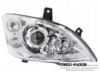 ФАРА ПРАВАЯ СТОРОНА ЛИНЗОВАННАЯ (БИКСЕНОН) С КОРРЕКТОР (DEPO) для Mercedes VITO (2003-)
