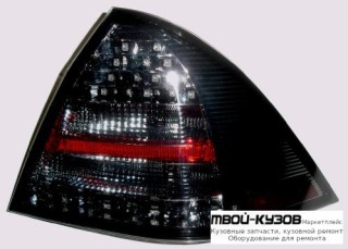 ФОНАРЬ ЗАДНИЙ ВНЕШНИЙ ЛЕВАЯ + ПРАВАЯ (КОМПЛЕКТ) ТЮНИНГ С ДИОД ТОНИР (SONAR) ВНУТРИ ХРОМ для Mercedes W203 (07.2000-)