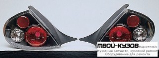 ФОНАРЬ ЗАДНИЙ ВНЕШНИЙ ЛЕВАЯ + ПРАВАЯ (КОМПЛЕКТ) ТЮНИНГ (СЕДАН) ПРОЗРАЧНЫЙ (LEXUS ТИП) (SONAR) ВНУТРИ ЧЁРНЫЙ для Dodge NEON (2000-)