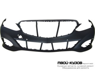 БАМПЕР ПЕРЕДНИЙ С ОТВ ПОД ДАТЧИКИ , ГРУНТ (AVANTGARD) (ТАЙВАНЬ) для Mercedes W212 (2009-)