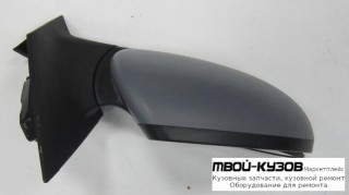 ЗЕРКАЛО ПРАВАЯ СТОРОНА ЭЛЕКТР БЕЗ ПОДОГРЕВОМ (CONVEX) ГРУНТ (КИТАЙ) для Chevrolet CRUZE (2009-)