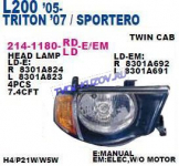 L200 05- ФАРА ПРАВАЯ H4   214-1180R-LD-EM