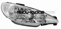 20-6155-05-2B - ФАРА ПРАВАЯ (TYC) Peugeot 206 (1998-)
