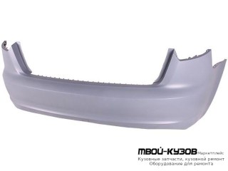БАМПЕР ЗАДНИЙ БЕЗ ОТВ ПОД ДАТЧИКИ ГРУНТ (ТАЙВАНЬ) для Audi A3 (2008-2011)