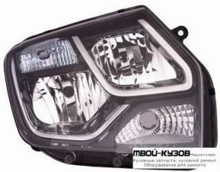 ФАРА ПРАВАЯ СТОРОНА +/- ПОД КОРРЕКТОР (DEPO) для Renault DUSTER (2010-)