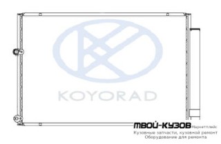 PRIUS КОНДЕНСАТОР КОНДИЦИОНЕРА (KOYO) для Toyota PRIUS (08.2003-)