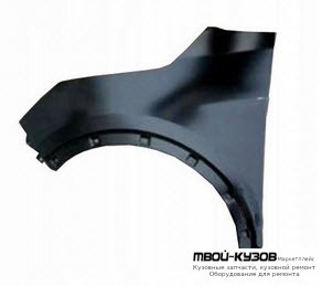 КРЫЛО ПЕРЕДНИЙ ЛЕВАЯ СТОРОНА БЕЗ ОТВ ПОД ПОВТОРИТЕЛЬ (КИТАЙ) для Hyundai CRETA (2016-)