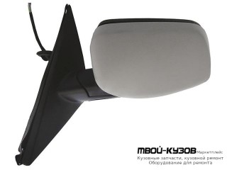 ЗЕРКАЛО ЛЕВАЯ СТОРОНА ЭЛЕКТР С ПОДОГРЕВОМ АВТОСКЛАДЫВ С ПАМЯТЬЮ , ПОДСВЕТ 12 КОНТ (ASPHERICAL) ГРУНТ (ТАЙВАНЬ) для BMW E60 (2002-)