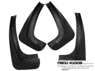 БРЫЗГОВИК ПЕРЕДНИЙ КРЫЛА ЛЕВАЯ + ПРАВАЯ (КОМПЛЕКТ) + ЗАДНИЙ (4 шт) для BMW E83 X3 (01.2004-)