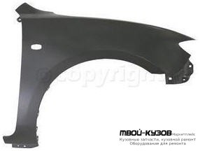 КРЫЛО ПЕРЕДНИЙ ПРАВАЯ СТОРОНА С ОТВ ПОД ПОВТОРИТЕЛЬ (СЕДАН) (ТАЙВАНЬ) для Mazda 3 (2004-)