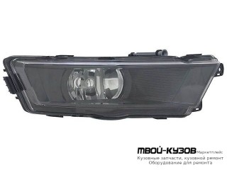 ФАРА ПРОТИВОТУМАННАЯ ЛЕВАЯ СТОРОНА ВНУТРИ ЧЁРНЫЙ (КИТАЙ) для Skoda RAPID (2014-)