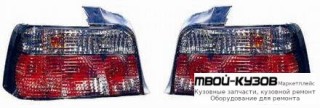 ФОНАРЬ ЗАДНИЙ ВНЕШНИЙ ЛЕВАЯ + ПРАВАЯ (КОМПЛЕКТ) (СЕДАН) ТЮНИНГ ПРОЗРАЧНЫЙ ХРУСТАЛ (DEPO) ТОНИР для BMW E36 (12.1990 - 01.2000)