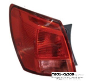 ФОНАРЬ ЗАДНИЙ ВНЕШНИЙ ЛЕВАЯ СТОРОНА (КИТАЙ) для Nissan QASHQAI (2007-)