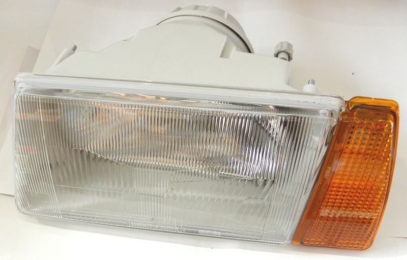 Фара ВАЗ-2108 левая в сборе c желт.пов.б/л (серый корпус) (Формула Света)