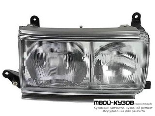 ФАРА ПРАВАЯ СТОРОНА С МОЛДИНГ ХРОМ (КИТАЙ) для Toyota LANDCRUISER 80 (01.1990 - 01.1998)