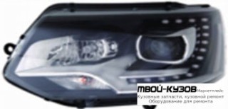 ФАРА ЛЕВАЯ СТОРОНА С КОРРЕКТОР , ДИОД , DRL( ХОД. ОГНИ) , (КСЕНОН) (DEPO) для Volkswagen TRANSPORTER T5 (2010-2015)