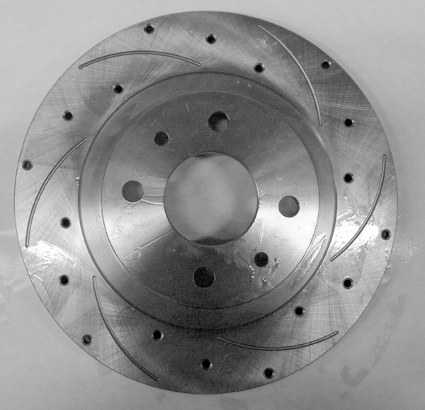 Диск тормозной ВАЗ-2112 R14 правый вент.с перф. тех. выт. (TRIALLI) в уп.