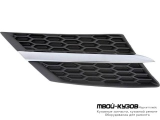 РЕШЕТКА РАДИАТОРА ПРАВАЯ СТОРОНА ЧЁРНЫЙ С ХРОМ МОЛДИНГ (КИТАЙ) для Toyota RAV4 (2013-)