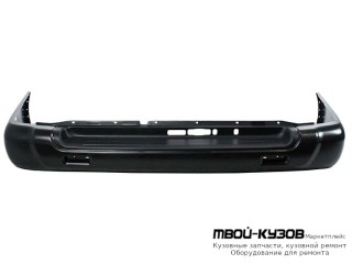 БАМПЕР ЗАДНИЙ С ОТВ П/ ЗАПАС КОЛЕСО ЧЁРНЫЙ (ТАЙВАНЬ) для Nissan PATFINDER R50 USA (1996-1999) (1999-2004) TERRANO (10.1997 - 1999)