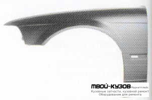 КРЫЛО ПЕРЕДНИЙ ЛЕВАЯ СТОРОНА (КУПЕ) (КАБРИОЛЕТ) С ОТВ ПОД ПОВТОРИТЕЛЬ (ТАЙВАНЬ) для BMW E36 (12.1990 - 01.2000)