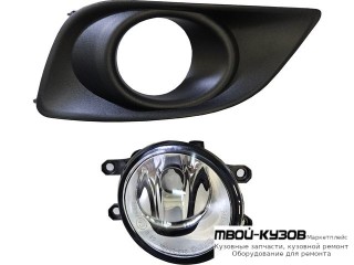 ФАРА ПРОТИВОТУМАННАЯ ЛЕВАЯ СТОРОНА (DEPO) для Toyota AVENSIS (2003-2007)