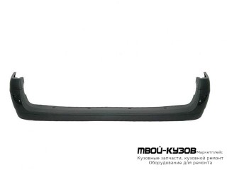 БАМПЕР ЗАДНИЙ ЧЁРНЫЙ (ТАЙВАНЬ) для Renault KANGOO (2003-2008)