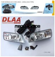 DHD-022+WB - КОМПЛЕКТ ПРОТИВОТУМАННЫХ ФАР (DLAA) Honda Accord UC (2002-)