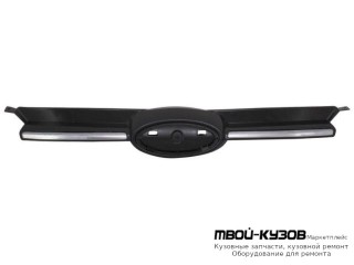 РЕШЕТКА РАДИАТОРА ХРОМ-ЧЁРНЫЙ (ТАЙВАНЬ) для Ford FOCUS (2011-2014)