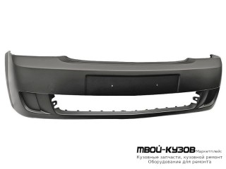 БАМПЕР ПЕРЕДНИЙ БЕЗ ОТВЕРСТИЙ ПОД ПРОТИВОТУМАННЫЕ ФАРЫ ГРУНТ СЕРЫЙ (ТАЙВАНЬ) для Opel MERIVA (2003-2009)