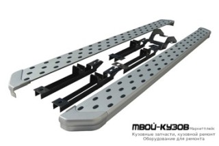 ПОРОГ-ПОДНОЖКА ЛЕВАЯ + ПРАВАЯ (КОМПЛЕКТ) для Mitsubishi ASX (2010-)