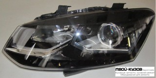ФАРА ЛЕВАЯ СТОРОНА ТЮНИНГ ЛИНЗОВАННАЯ , ДИОД (КИТАЙ) для Volkswagen POLO (09.2010 - 2020)