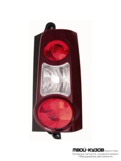 ФОНАРЬ ЗАДНИЙ ВНЕШНИЙ ПРАВАЯ СТОРОНА П/ ДВОЙН ДВЕРЬ ТОНИР (DEPO) для Peugeot PARTNER (2008-2015), Citroen BERLINGO (2008-), Citroen BERLINGO (2013-) / PEUGEOT PARTNER (2015-)
