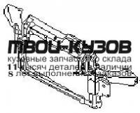 SDFAB00-381P - СУППОРТ РАДИАТОРА (ТАЙВАНЬ) Skoda Fabia 1 (2000-)