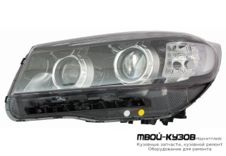 ФАРА ЛЕВАЯ СТОРОНА ЛИНЗОВАННАЯ С КОРРЕКТОР , ДИОД , ВНУТРИ ЧЁРНЫЙ (DEPO) для KIA SORENTO (2013-)