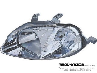 ФАРА ЛЕВАЯ СТОРОНА ПОД КОРРЕКТОР (DEPO) для Honda CIVIC (1999-2000)