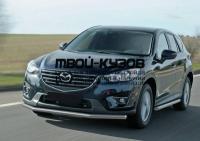 R.3803.002 - ЗАЩИТА ПЕРЕДНЕГО БАМПЕРА d57 (RIVAL) Mazda CX-5 (2011-2015)