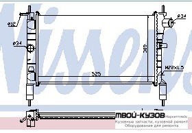 РАДИАТОР ОХЛАЖДЕНИЯ (см.каталог) для Opel ASTRA (10.1991 - 02.1998)