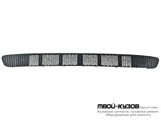 РЕШЕТКА БАМПЕРА ПЕРЕДНИЙ БЕЗ ОТВЕРСТИЙ ПОД ПРОТИВОТУМАННЫЕ ФАРЫ ЧЁРНЫЙ (ТАЙВАНЬ) для Nissan ALMERA N16E (2002-)