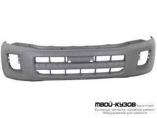 БАМПЕР ПЕРЕДНИЙ БЕЗ ОТВ П/РАСШИРИТ ТЕМНО-СЕРЫЙ (ТАЙВАНЬ) для Toyota RAV4 (2000-2003) (2004-2005)