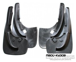 БРЫЗГОВИК ЗАДНИЙ КРЫЛА ЛЕВАЯ + ПРАВАЯ (КОМПЛЕКТ) (4 шт) для Mercedes W124 (01.1985 - 08.1989) (09.1989 - 06.1993) E124 (07.1993 - 06.1995)