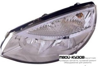 ФАРА ЛЕВАЯ СТОРОНА ПОД КОРРЕКТОР (DEPO) для Renault SCENIC (06.2003 - 2012)