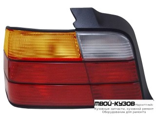 ФОНАРЬ ЗАДНИЙ ВНЕШНИЙ ЛЕВАЯ СТОРОНА (СЕДАН) (DEPO) ЖЕЛТ-КРАСНЫЙ для BMW E36 (12.1990 - 01.2000)