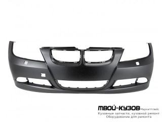 БАМПЕР ПЕРЕДНИЙ С ОТВЕРСТИЯМИ ПОД ОМЫВАТЕЛЬ ФАР БЕЗ ОТВ ПОД ДАТЧИКИ (ТАЙВАНЬ) для BMW E90 СЕДАН / E91 УНИВЕРСАЛ (3 SERIES) (2004-)
