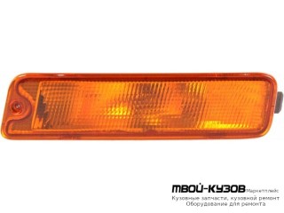 УКАЗ.ПОВОРОТА НИЖН ЛЕВАЯ СТОРОНА В БАМПЕР (DEPO) ЖЕЛТ для Mitsubishi PAJERO SPORT (1997-) / MONTERO SPORT (1997-) / CHALENGER (1997-)