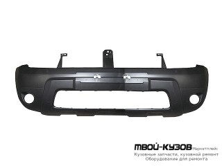 БАМПЕР ПЕРЕДНИЙ С ОТВЕРСТИЯМИ ПОД ПРОТИВОТУМАННЫЕ ФАРЫ (КИТАЙ) для Renault DUSTER (2010-)
