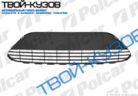 FOCUS 3 0108- РЕШЁТКА В БАМПЕР ЦЕНТРАЛЬНАЯ С ХРОМОМ