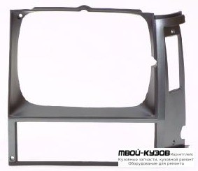 РЕШЕТКА РАДИАТОРА ЛЕВАЯ СТОРОНА ХРОМ (ТАЙВАНЬ) для Jeep CHEROKEE (1984-1996)