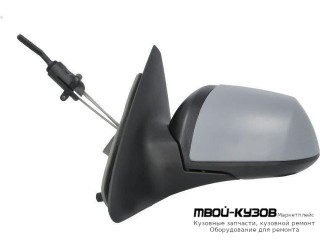 ЗЕРКАЛО ЛЕВАЯ СТОРОНА МЕХАН С ТРОСИК (ASPHERICAL) ГРУНТ (ТАЙВАНЬ) для Ford MONDEO (04.2001-)