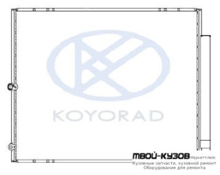 RX300 {RX330/HARIER 03-} КОНДЕНСАТОР КОНДИЦИОНЕРА (KOYO) для Lexus RX 300 (02.2003 - 12.2008)